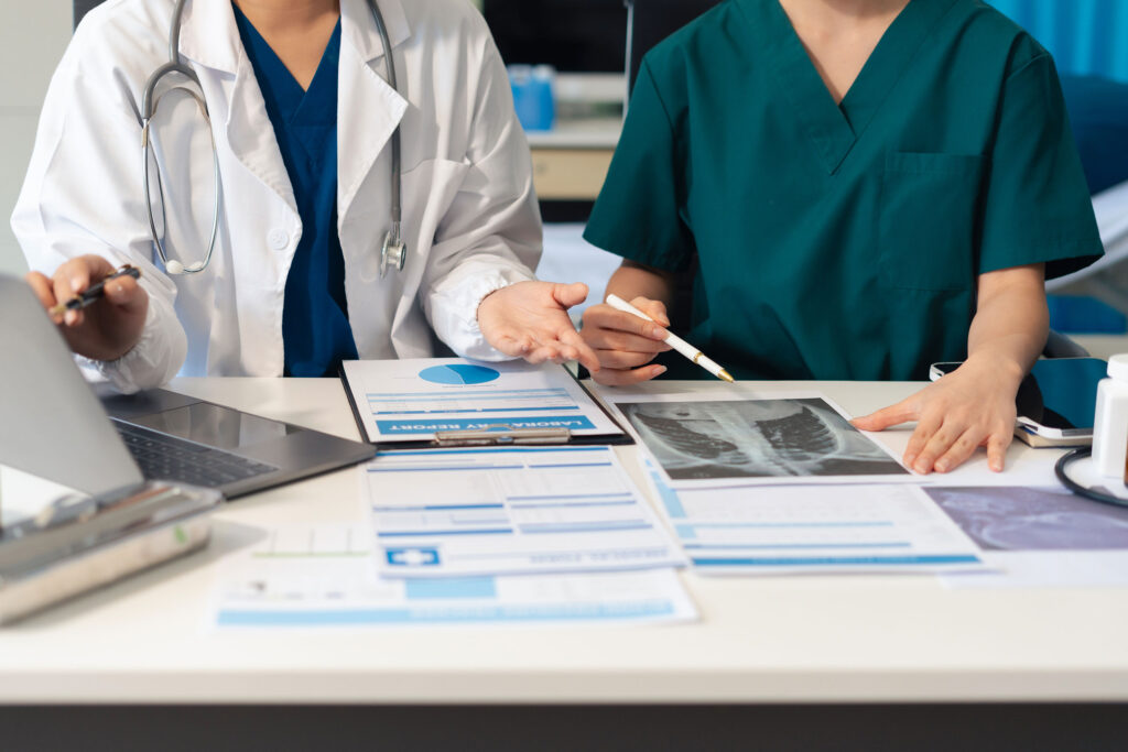 Doctors Analysing Data 1